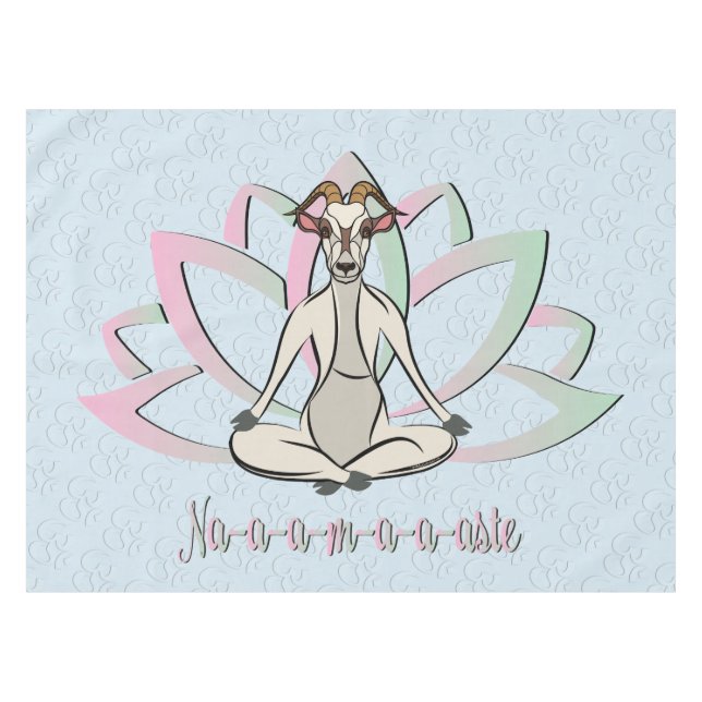 Mantel JUEGO DE CABRA CUIDA | Namaste GetYerGoat™ (Frente (Horizontal))