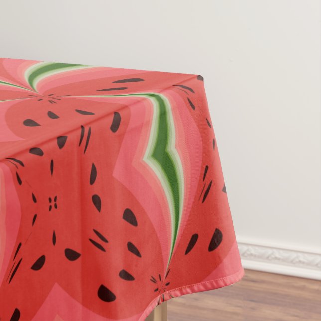 Mantel Juicy Delicioso Ripe Watermelon Con Diseño De Semi (In Situ)