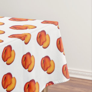 Mantel Juicy Ripe Summer Peach Georgia Peaches Fruto