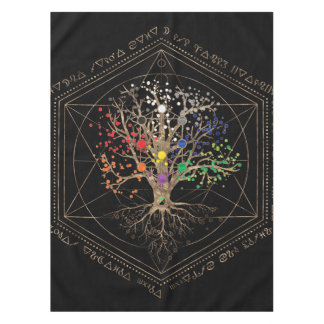 Mantel Kabbalah El árbol de la vida