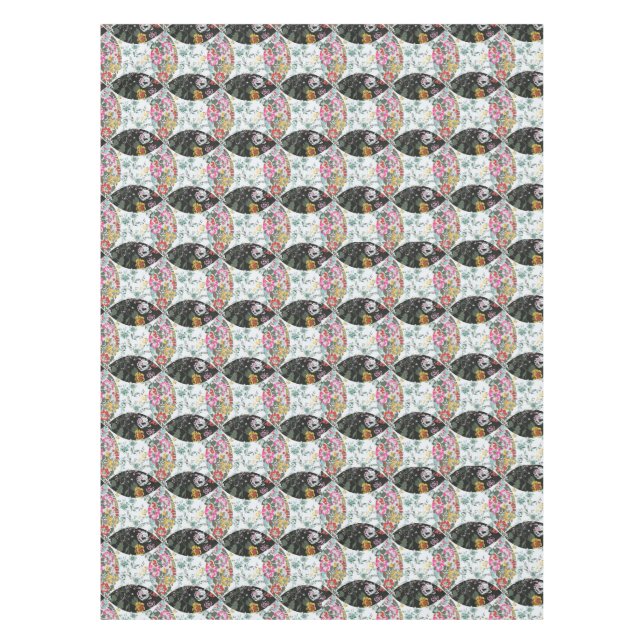 Mantel Kaleidoscope floral - Audaz artístico de Kraalikaa (Anverso)