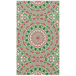 Mantel Kaleidoscopio Navideño Festivo Divertido y Alocado