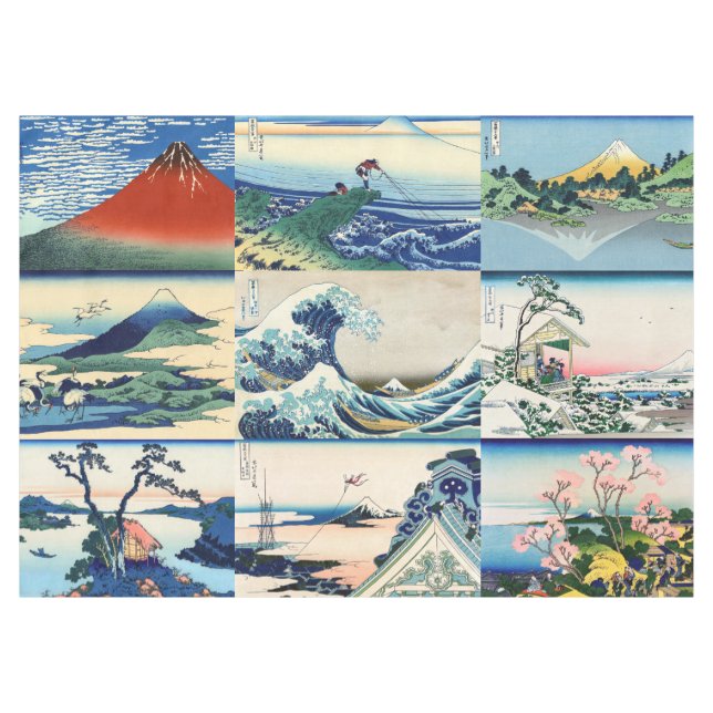 Mantel Katsushika Hokusai - 36 vistas de la selección de  (Frente (Horizontal))