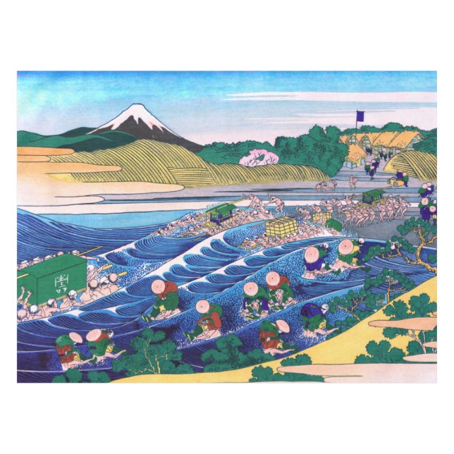 Mantel Katsushika Hokusai - Fuji de Kanaya en Tokaido (Frente (Horizontal))