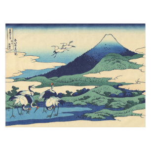 Mantel Katsushika Hokusai - Umegawa en la provincia de Sa