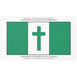 Mantel Keepsake   BANDERA DE NIGERIA   Secuencias de coma