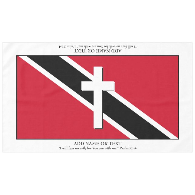 Mantel Keepsake | BANDERA DE TRINIDAD | Secuencias de com (Frente (Horizontal))