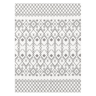 Mantel Kilim monocromo: Arte de textura tribal marroquí
