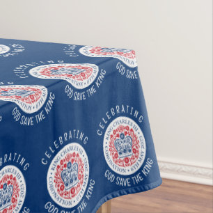 Mantel KING CHARLES III Coronation Blue Souvenir