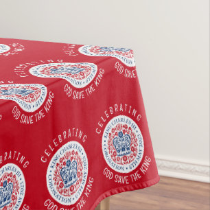 Mantel KING CHARLES III Coronation Red Souvenir