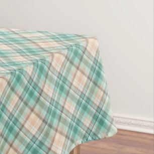 Mantel KiniArt Marina Plaid Tablecloth