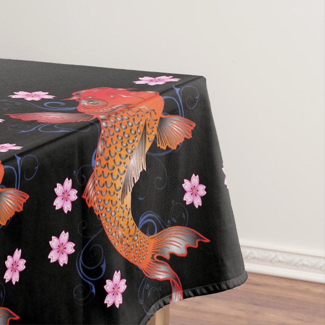 Mantel KOI naranja negro oriental (In Situ)
