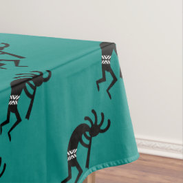 Mantel Kokopelli Tal Del Suroeste Y Tablillas Negras