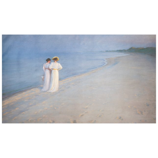 Mantel Kroyer - Noche de verano en la playa de Skagen (Frente (Horizontal))