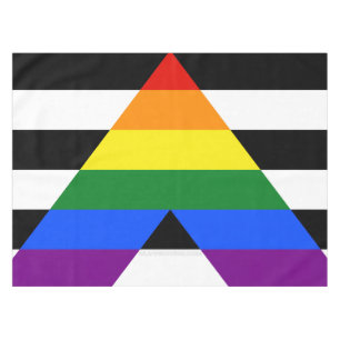 Mantel La bandera de aliado heterosexual de SlipperyJoe c