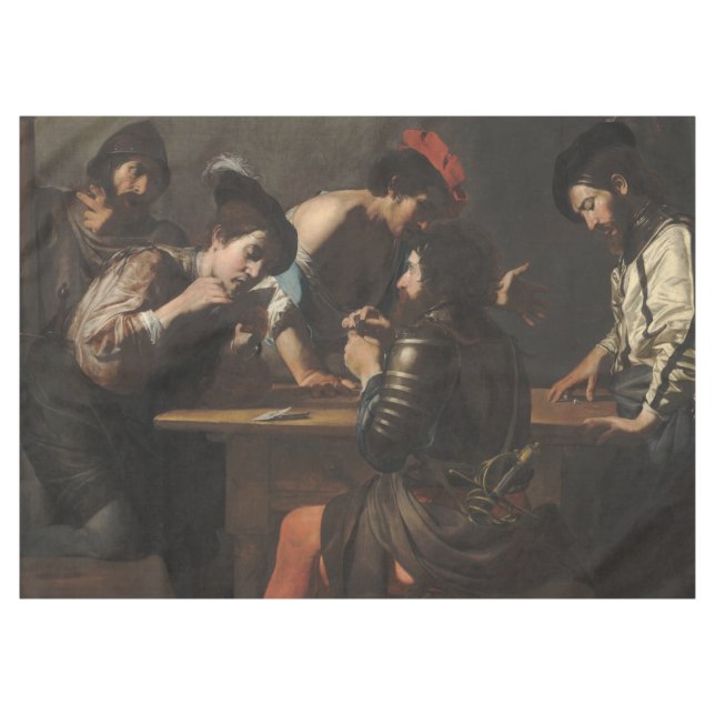 Mantel La barata y los soldados mercenarios jugando carta (Frente (Horizontal))