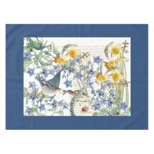Mantel La borraja del narciso del pájaro del Bluebird