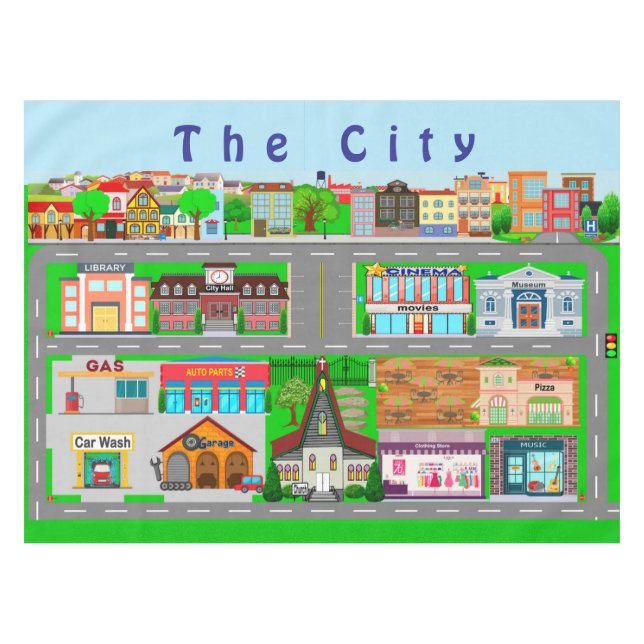 Mantel La Ciudad  (Frente (Horizontal))