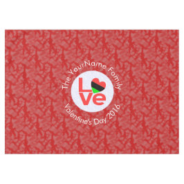 Mantel La diáspora afroamericana de amor rojo