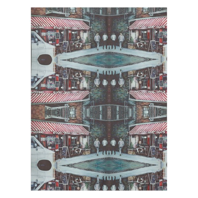 Mantel La luz doble del Café Tina, Nueva York (Anverso)