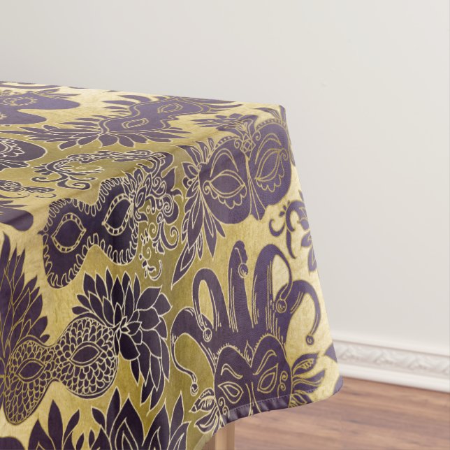 Mantel La mascarada púrpura del carnaval enmascara el (In Situ)