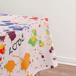 Mantel La pintura divertida desliza el amor de la primave
