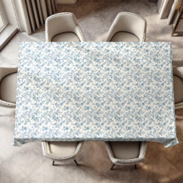 Mantel La toile de Jouy Blue Vintage Floral Pattern