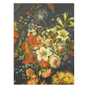 Mantel La vida con flores y fruta