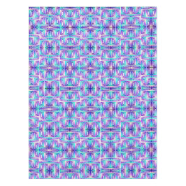 Mantel Laberinto arquitectónico con Aqua Green y Purple