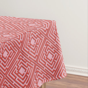 Mantel Laberinto rojo juguetón en cualquier color