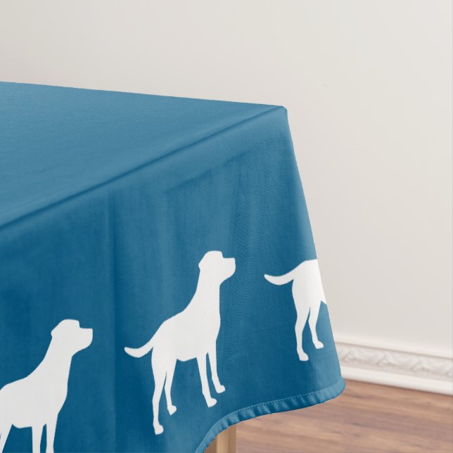 Mantel Labrador Dog Baby Shower Blue Boy Lab (In Situ)