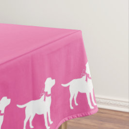 Mantel Labrador Dog Baby Shower Pink Chica Lab