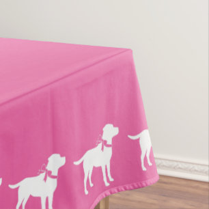 Mantel Labrador Dog Baby Shower Pink Chica Lab