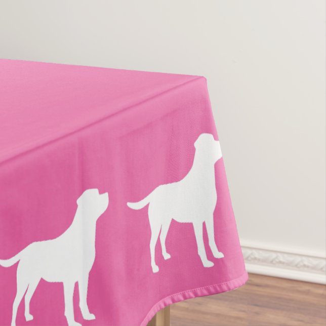 Mantel Labrador Perro Baby Shower Chica Lab Pink (In Situ)