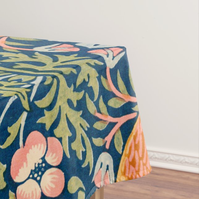 Mantel Ladrón de fresa Willam Morris, aves añejas     (In Situ)