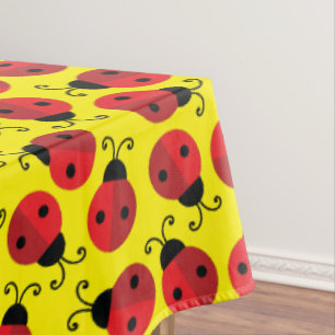 Mantel Lady Bug Cute Kids Fiesta de cumpleaños