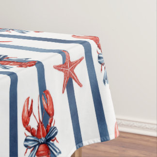 Mantel Langostas y Estrellas de Mar Coquetas