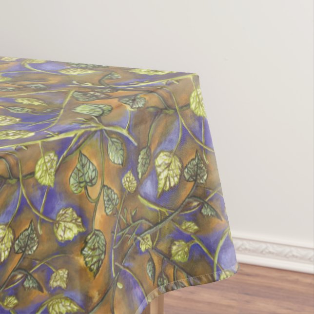 Mantel Las hojas verdes son el oro azul de la frambuesa B (In Situ)