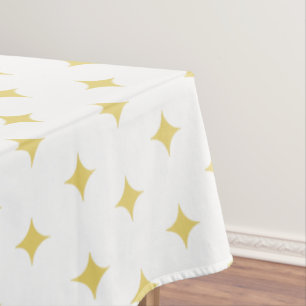Mantel Las modernas estrellas doradas sobre el blanco