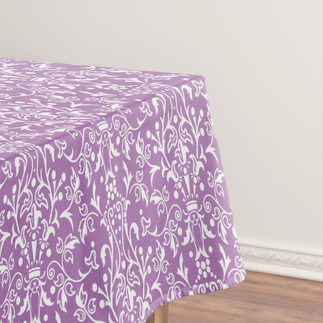 Mantel Lavanda del amortiguador y blanco (In Situ)