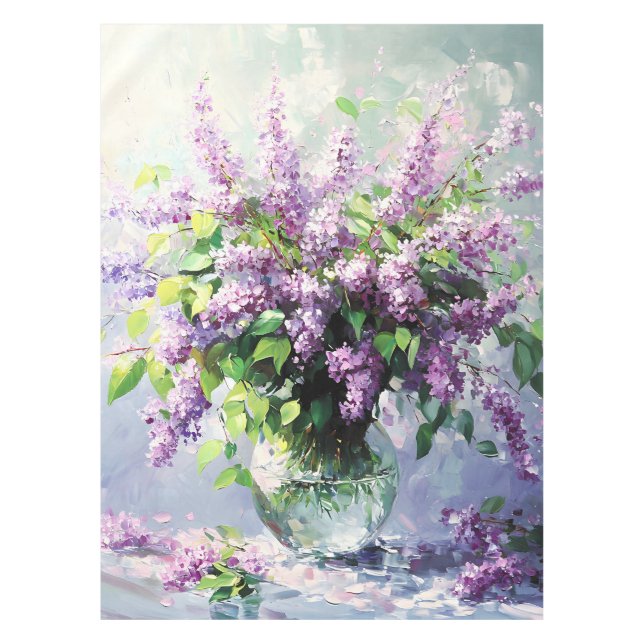Mantel Lavender Blooming Lilac Bouquet (Anverso)
