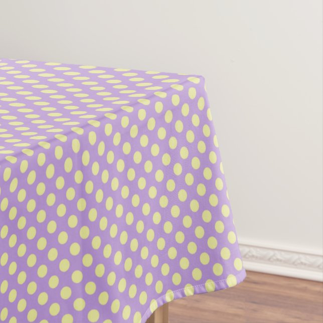 Mantel Lavender Lemon Polkadots (In Situ)