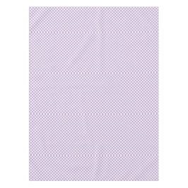 Mantel Lavender Y White Gingham Checkered