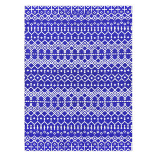Mantel Legado de la Perla Azul: Textura del patrimonio ma