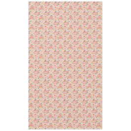 Mantel Lemon  Floral pink Peony rustic Pattern 