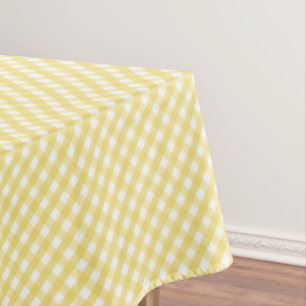 Mantel Lemon Yellow Gingham