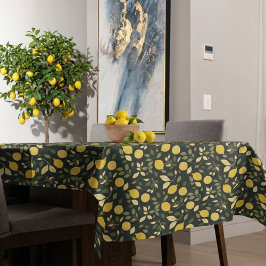 Mantel Lemones y hojas