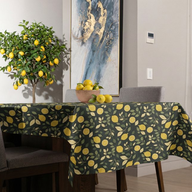 Mantel Lemones y hojas (Subido por el creador)