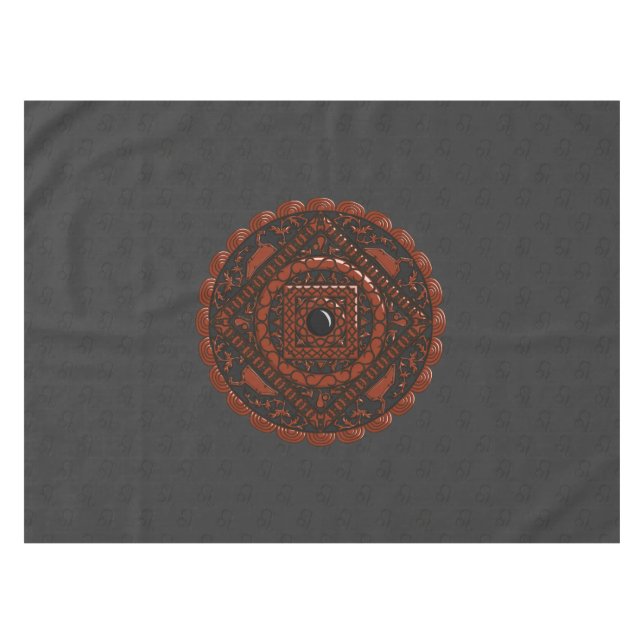 Mantel Leo Mandala Tablecloth (Frente (Horizontal))