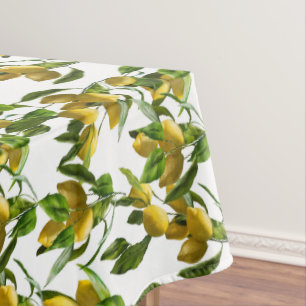 Mantel Leones amarillas brillantes y hojas verdes